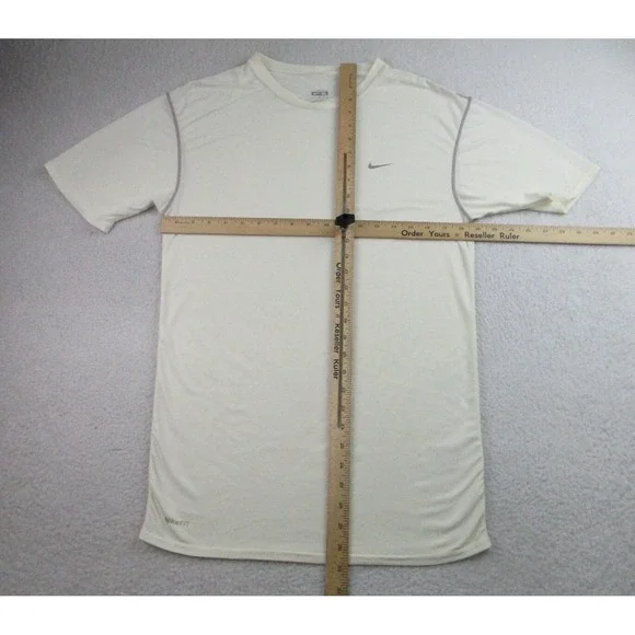 Nike Pro Fit Dry T Shirt‎ Mens XL White Short Sleeve Performance Training Active